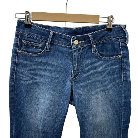 H&M Womens Mid-Rise Bootcut Leg Denim Jeans Blue Medium Wash Size 28x32 - Picture 14 of 14